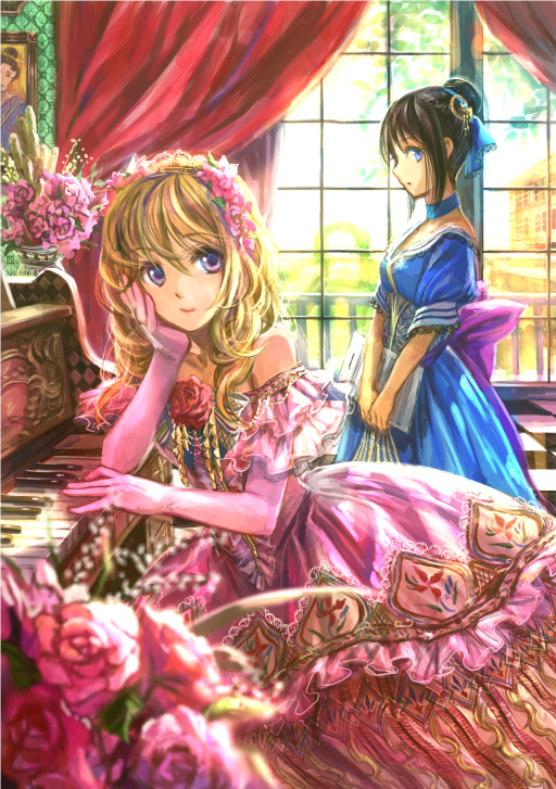 Our heroine, Princess Lydia Tannhäuser Von Cygnus Gates the 3rd, accompanied by Amelia Beufort. Our heroine, Princess Lydia Tannhäuser Von Cygnus Gates the 3rd, accompanied by Amelia Beufort.